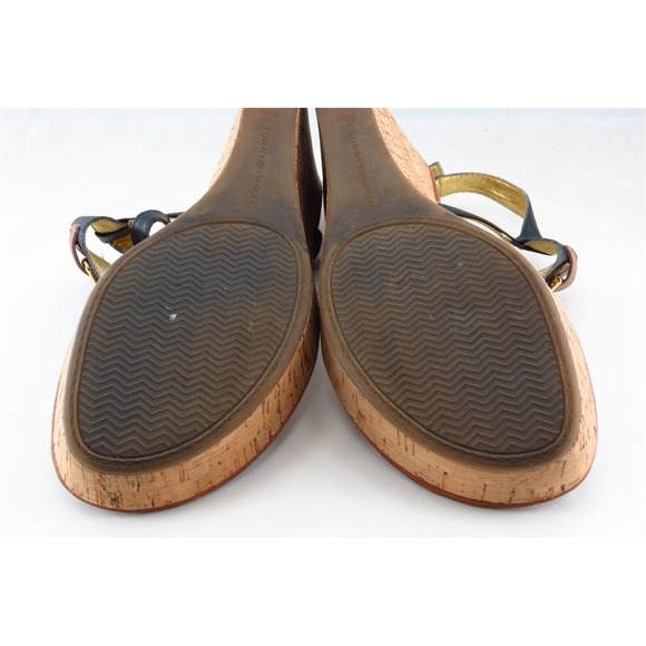 Tommy Hilfiger‎ T-Strap Black Synthetic Women Shoes Size 8.5 Medium - Picture 6 of 6